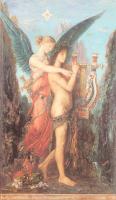 Moreau, Gustave - Hesiod and the Muse II